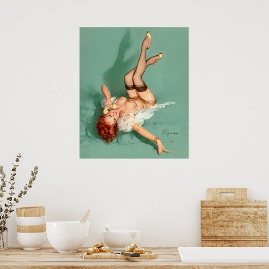 電話で ポスター (キッチン)