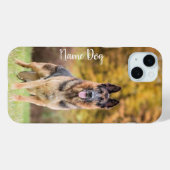 電話でGerman Shepherd Dogの名前を変更c Case-Mate iPhoneケース (裏面 (横))