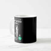 電話に出られなくてすみません。別の回線で話していました - コーヒーマグカップ (正面左)