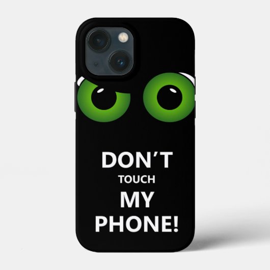 電話のカバーにtouchしない Case-Mate iPhoneケース (裏面)