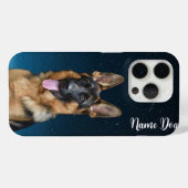 電話のケースでドイツの羊飼いの犬の名前を変更する Case-Mate iPhoneケース (裏面 (横))