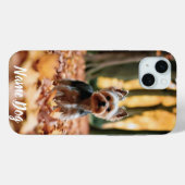 電話のケースでヨークシャーテリ犬の名前を変更する Case-Mate iPhoneケース (裏面 (横))