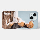 電話のケースでBeagles Dog dogの名前を変更 Case-Mate iPhoneケース (裏面 (横))