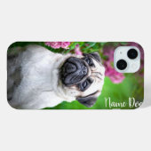 電話のケースでPug Dogの名前を変更 Case-Mate iPhoneケース (裏面 (横))