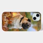 電話のケースでPug Dogの名前を変更 Case-Mate iPhoneケース (裏面 (横))