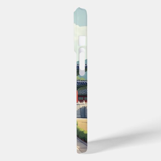 電話のケースに入っている韓国の宮殿 Case-Mate iPhoneケース (裏面 / 左)