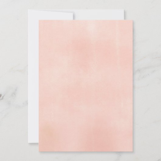 電話のゲームのピーチに何がブライダルシャワー 招待状 (裏面)