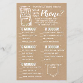 電話のシャワーゲームの英語スペインの