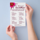 電話のシャワーゲームカードパープル チラシ (ハンドル)