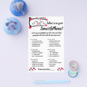 電話のシャワーゲームカードラブバード チラシ (シングル)