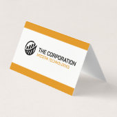 電話のビジネスマン |ビジネス企業のカード 名刺 (裏面)