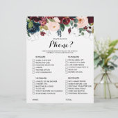 電話のフローラブライダルシャワーゲーム (スタンド正面)