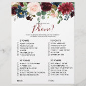 電話のフローラブライダルシャワーゲーム (正面)