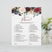 電話のフローラブライダルシャワーゲーム (スタンド正面)