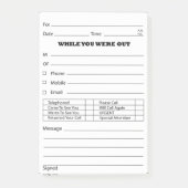 電話のメッセージのポストそれはあります ポストイット (正面)