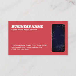 電話の修復QR赤 名刺