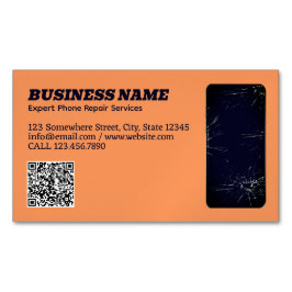 電話の修復QR マグネット名刺