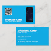 電話の修復QR 名刺 (正面/裏面)