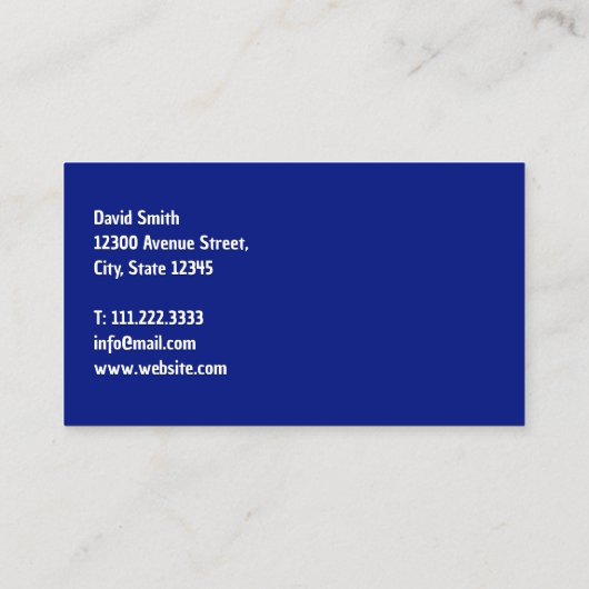 電話の修理 名刺 (裏面)