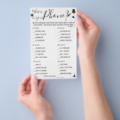 電話の内容 |シャワーゲームカード チラシ (ハンドル)