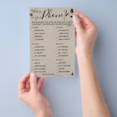 電話の内容 |シャワーゲームカード チラシ (ハンドル)