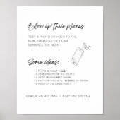 電話の吹写真のサインを編集結婚可能にする ポスター (正面)