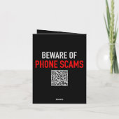 電話の詐欺に注意 – 詐欺の防止リスト カード (裏面)
