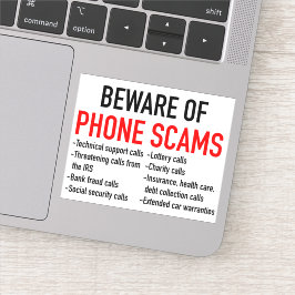電話の詐欺に注意 – 詐欺の防止リスト シール