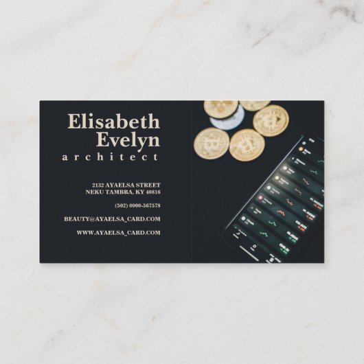 電話の近くに散頭が切れるらばる貨幣 名刺 (裏面)