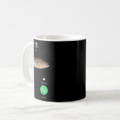 電話の通知メッセージ拒否の電話の受け入れ コーヒーマグカップ (正面左)