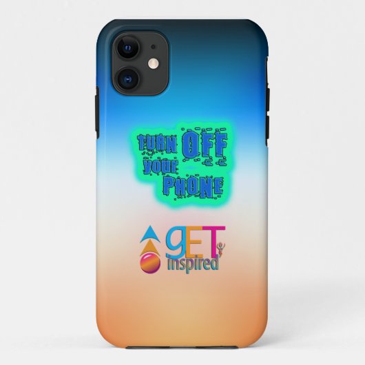 電話の電源を切る Case-Mate iPhoneケース (裏面)