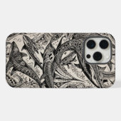 電話の骨切りサメ iPhoneケース (裏面横)