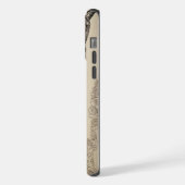 電話の骨切りトーテム iPhoneケース (左側面)