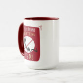 電話はリングや輪しない、それは私の皮肉だ マグカップ (正面左)