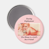 電話は女の子の友最高の人だ マグネット (正面/裏面)