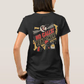 電話は無し、テキストのみ Tシャツ (裏面)