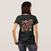 電話は無し、テキストのみ Tシャツ (裏面フル)