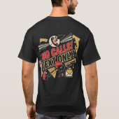 電話は無し、テキストのみ Tシャツ (裏面)