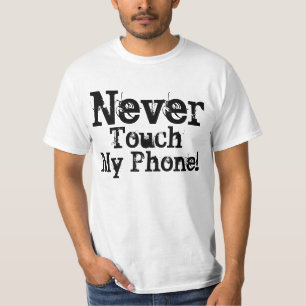 電話はTouchしない! Tシャツ
