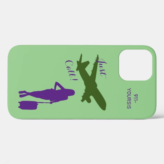 電話をかける Case-Mate iPhoneケース (裏面 (横))