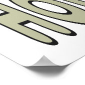 電話を切る ポスター (角)