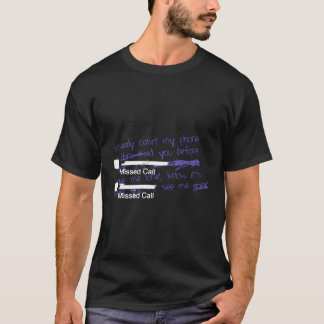 電話を呼び出す Tシャツ