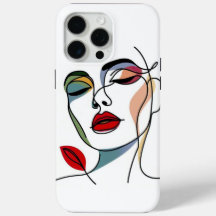 電話を女性の写真で覆う