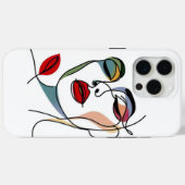 電話を女性の写真で覆う Case-Mate iPhoneケース (裏面 (横))