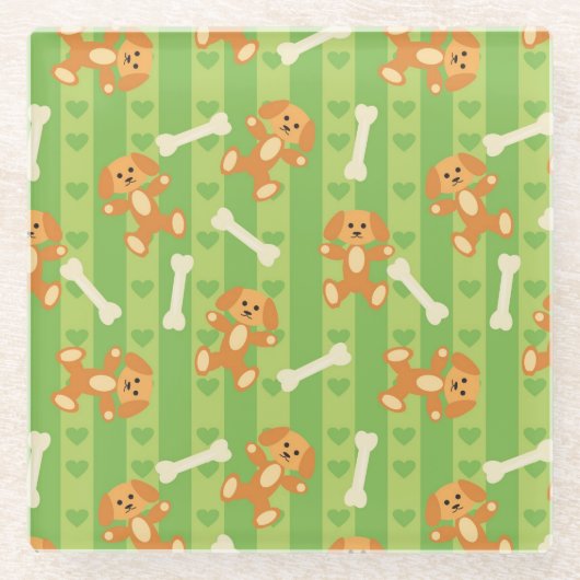 電話を搭載する背景 ガラスコースター (正面)