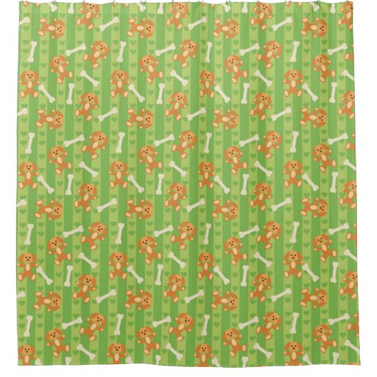 電話を搭載する背景 シャワーカーテン (正面)