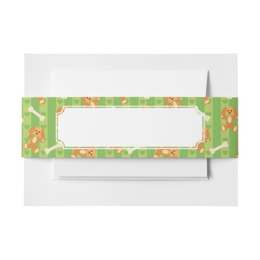 電話を搭載する背景 招待状ベリーバンド (正面例)