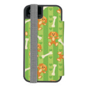 電話を搭載する背景 INCIPIO iPhoneウォレットケース (フォリオ裏面)