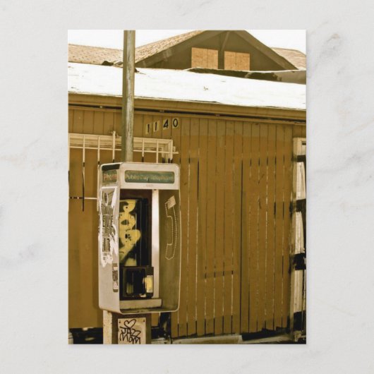 電話を支払う ポストカード (正面)