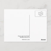 電話を盗聴した ポストカード (裏面)